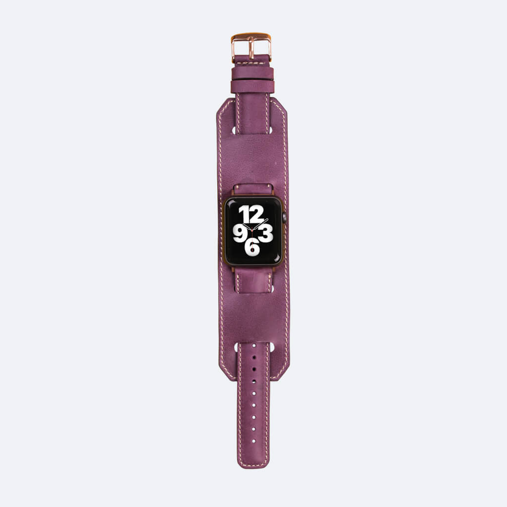 Leather Apple Watch Band in Cuff Style for 44mm / 40mm | Oxa Leather 18