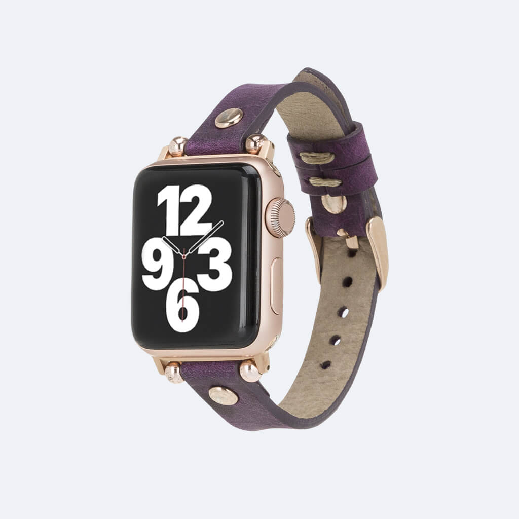 Thin leather apple watch strap new arrivals