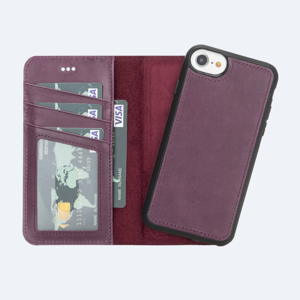 Best Leather Wallet Case for iPhone SE - Oxa 29