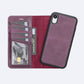 Premium Leather Wallet Case for iPhone XR - Oxa 29