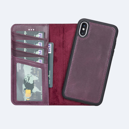 Best Leather Wallet Case for iPhone Xs Max - Oxa 29