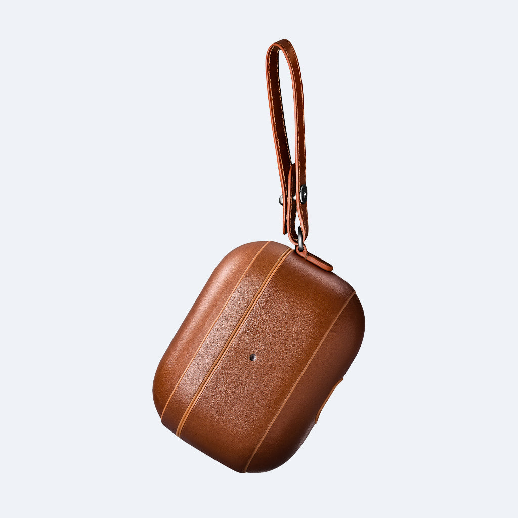 Leather Apple AirPods Pro Case with Strap | Oxa Leather 30