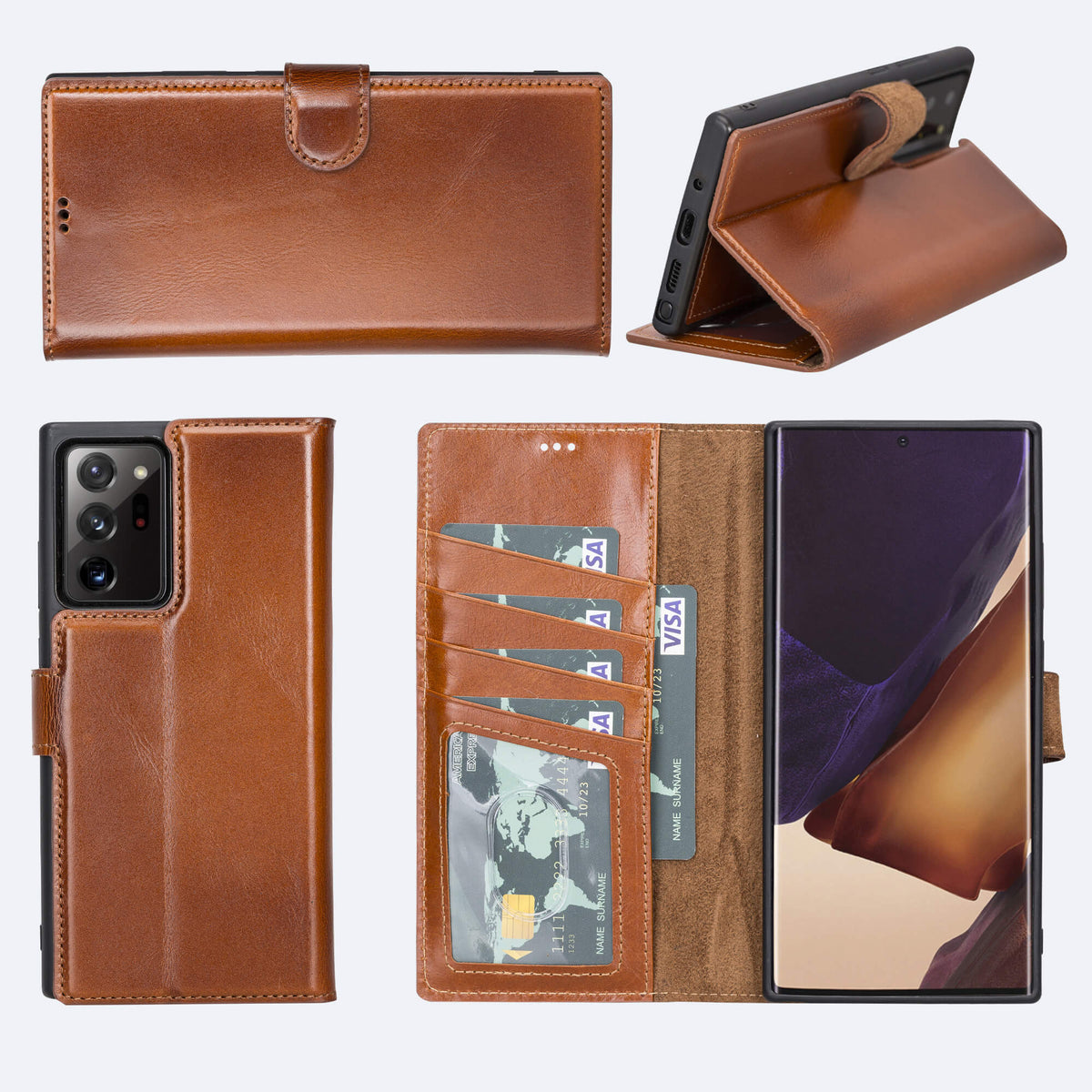 Samsung Galaxy Note20 Ultra Leather Wallet Case