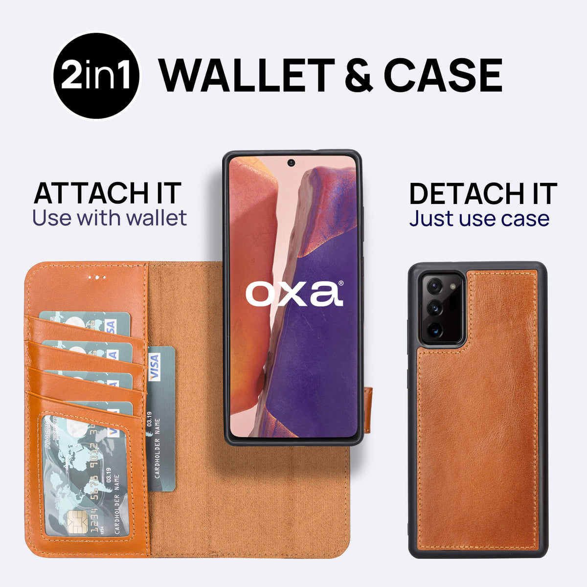 Samsung Galaxy Note20 Leather Wallet Case