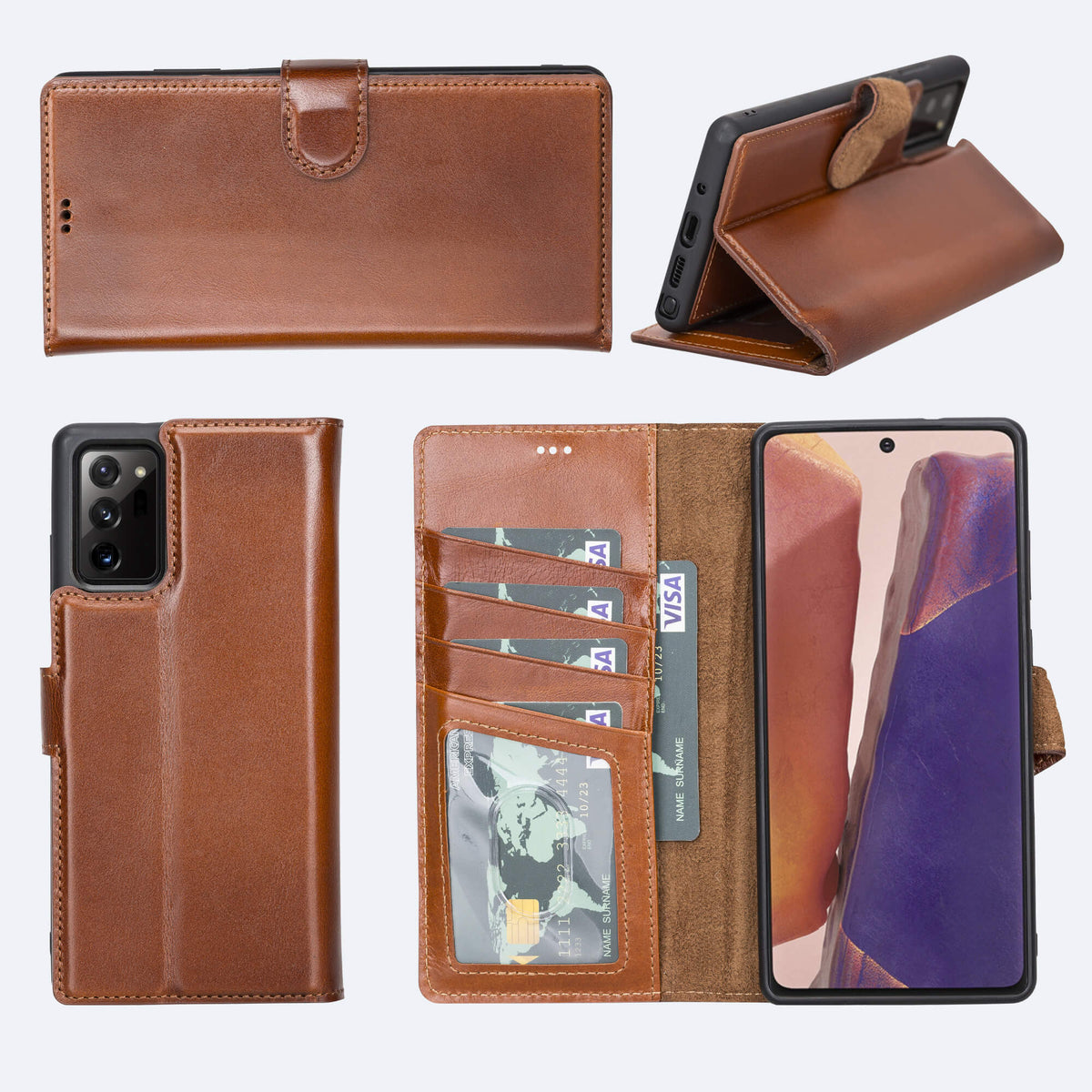 Samsung Galaxy Note20 Leather Wallet Case