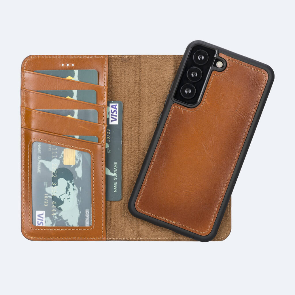 Best Leather Wallet Case for Samsung Galaxy S22 Plus - Oxa 15