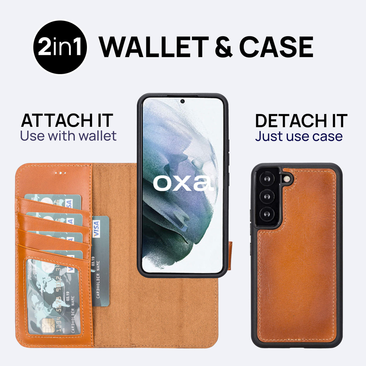 Samsung Galaxy S22 Plus Leather Wallet Case