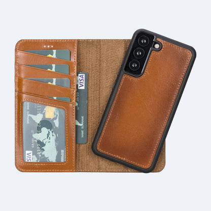 Best Leather Wallet Case for Samsung Galaxy S22 - Oxa 15