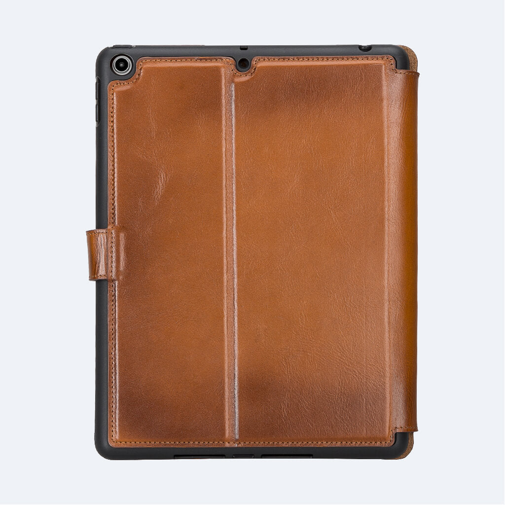 Luxury iPad 10.2 Leather Cover with Pencil Holder - OXA 20