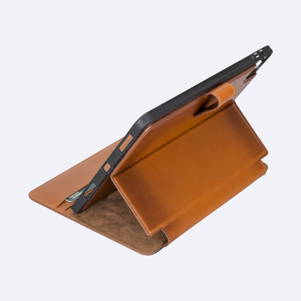 Luxury iPad 10.2 Leather Cover with Pencil Holder - OXA 21