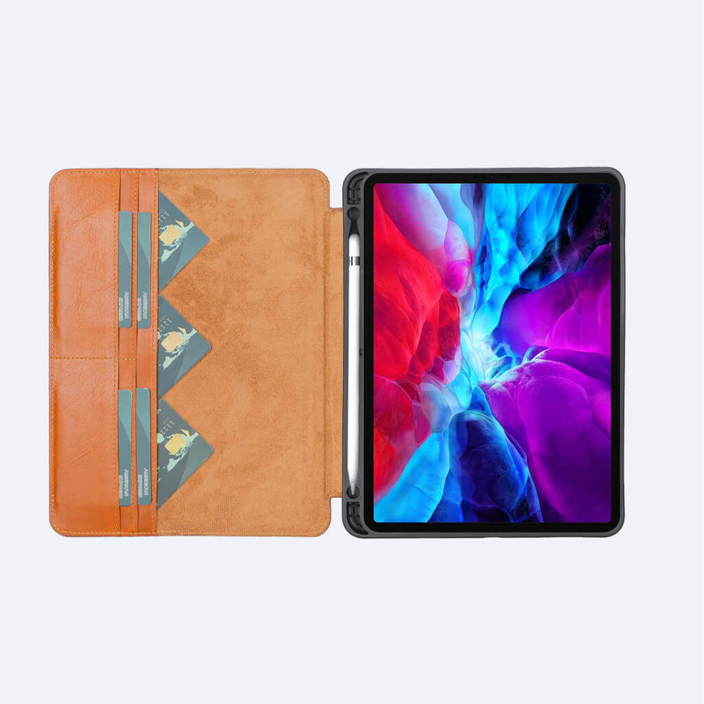 Best iPad Pro 11 Wallet Case with Pencil Holder - OXA 1