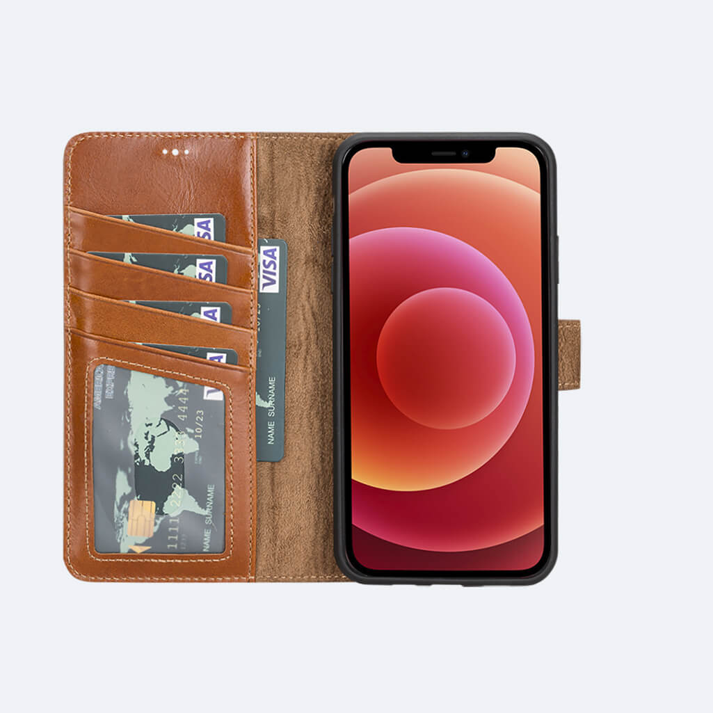 Premium Leather Wallet Case for iPhone 11 Pro Max - Oxa 2