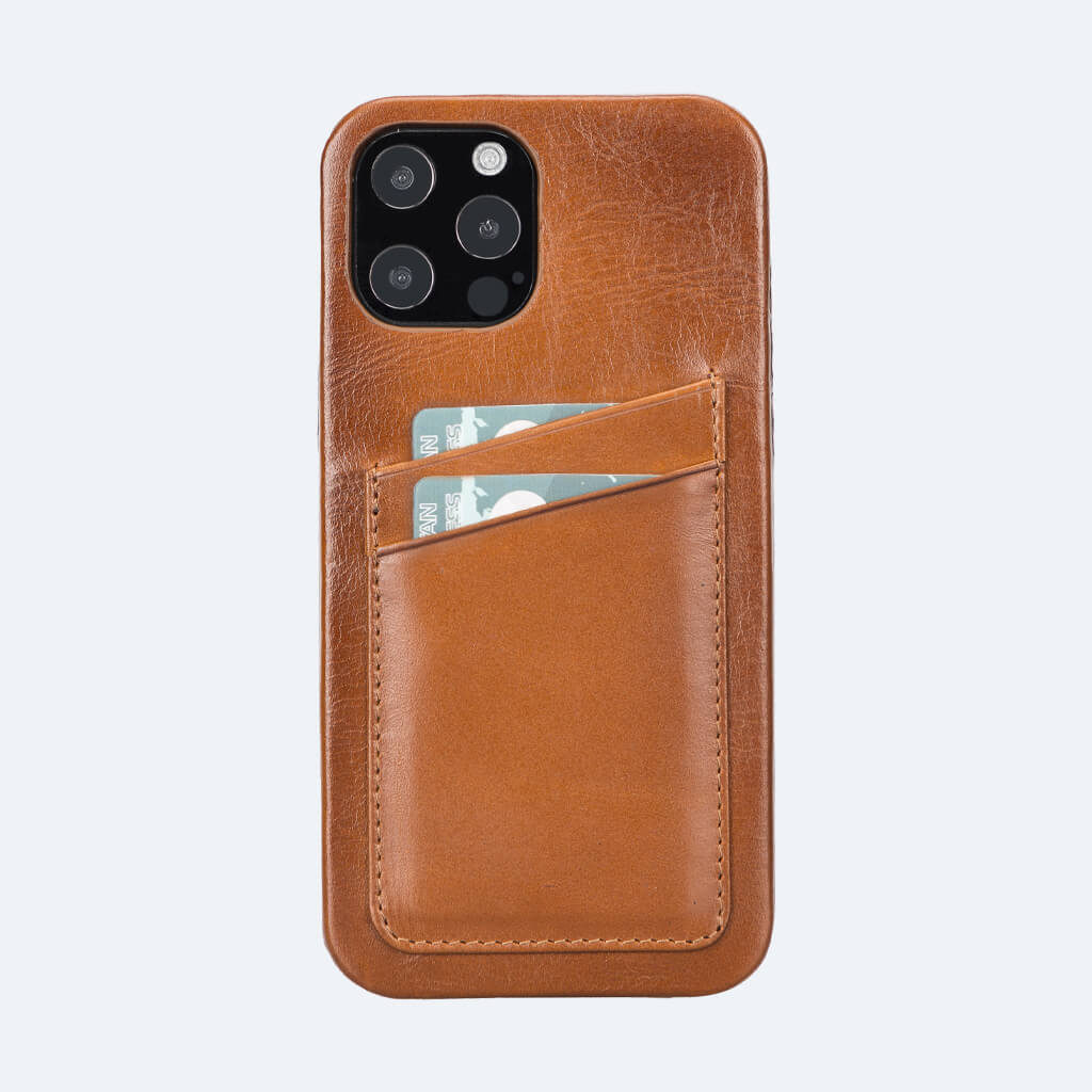 Leather Phone Case With Card Holder - Luxe Phone Case