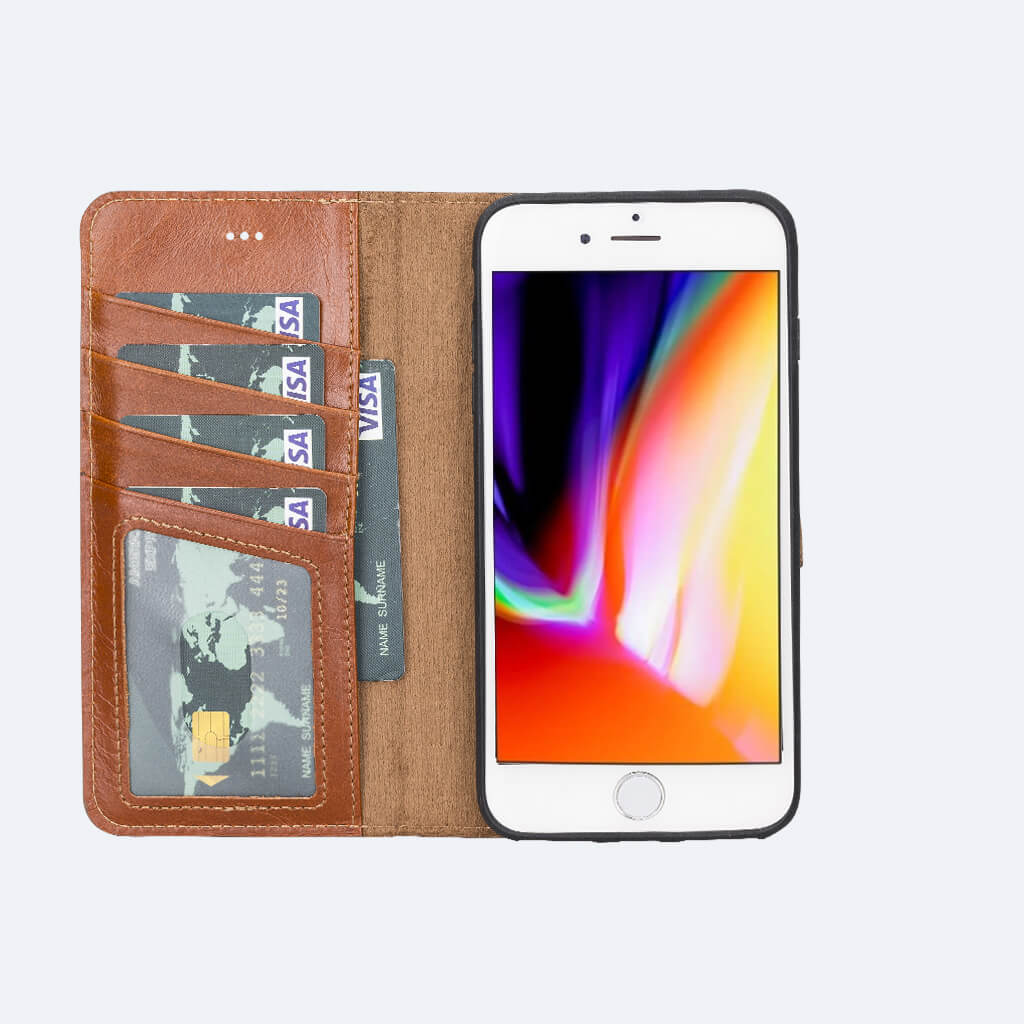 Best Leather Wallet Case for iPhone 8 / 7 Plus - Oxa 2