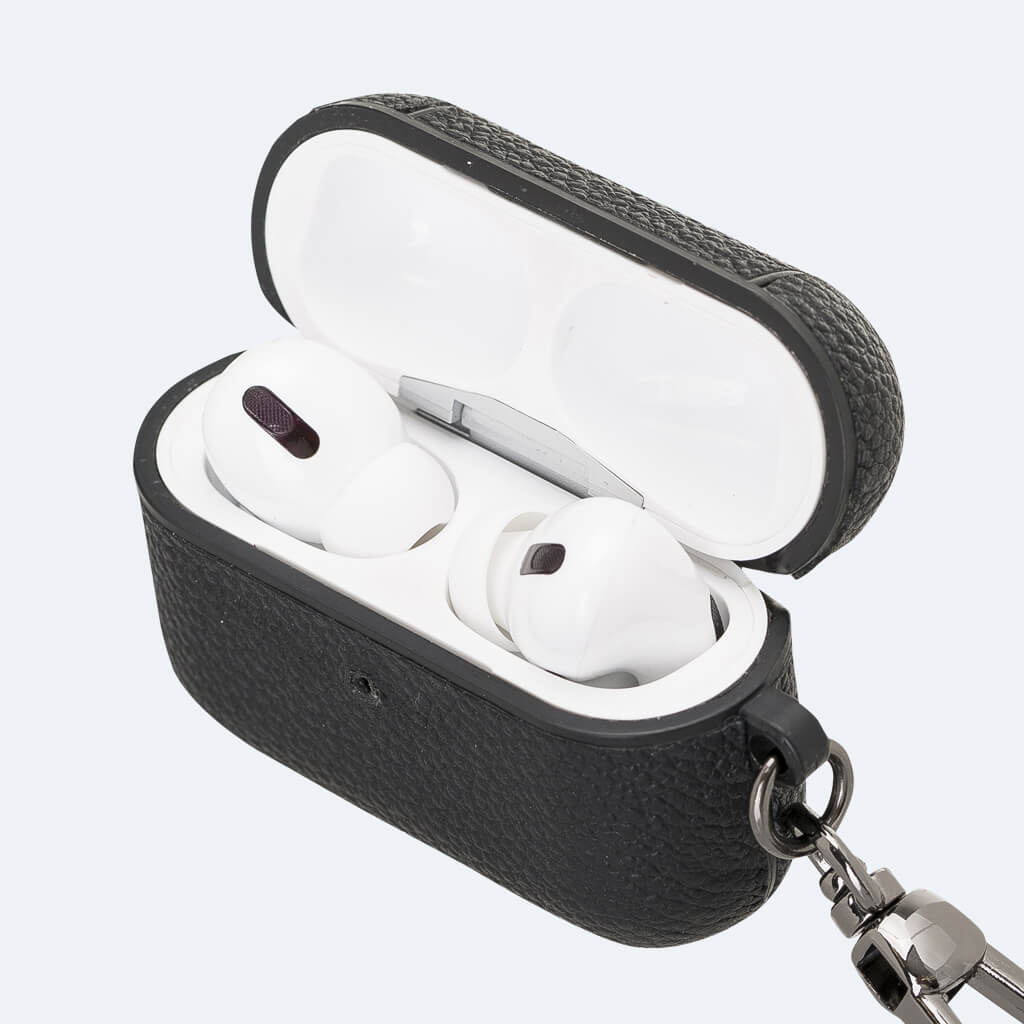 Leather Airpods Pro Case with Hook | Oxa Leather 2
