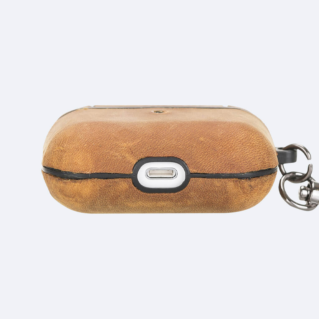 Leather Airpods Pro Case with Hook | Oxa Leather 11