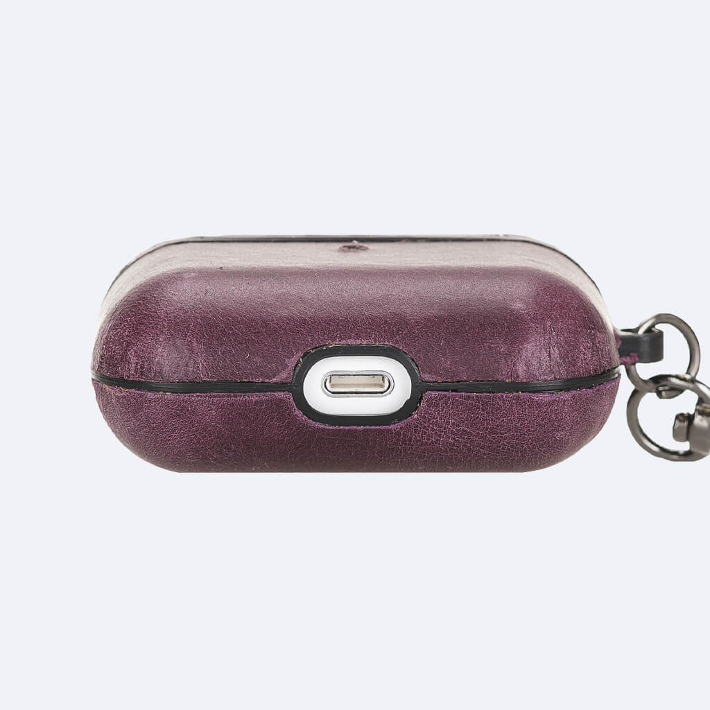 Leather Airpods Pro Case with Hook | Oxa Leather 38