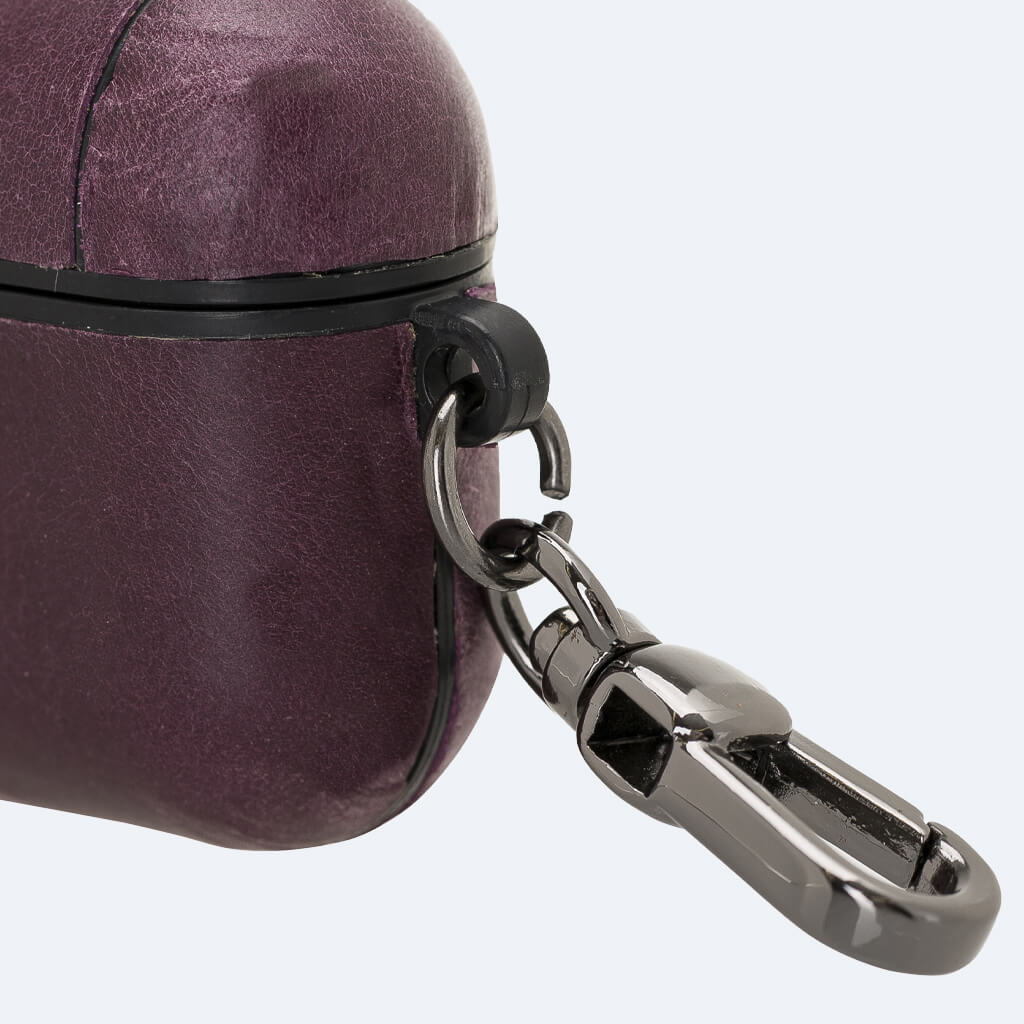 Leather Airpods Pro Case with Hook | Oxa Leather 41