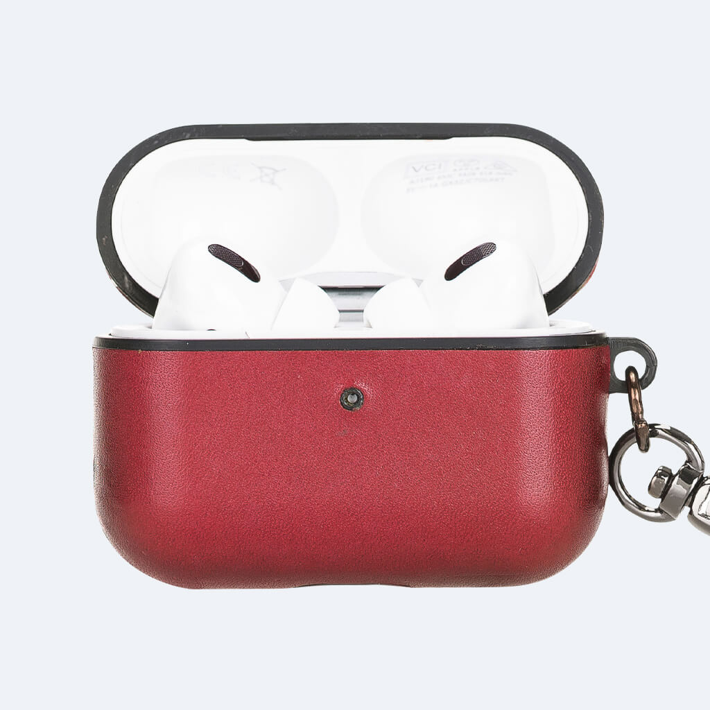 Leather Airpods Pro Case with Hook | Oxa Leather 44