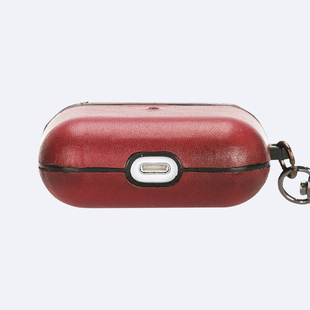 Leather Airpods Pro Case with Hook | Oxa Leather 45