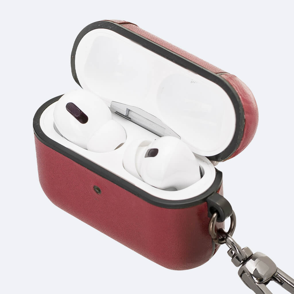 Leather Airpods Pro Case with Hook | Oxa Leather 46