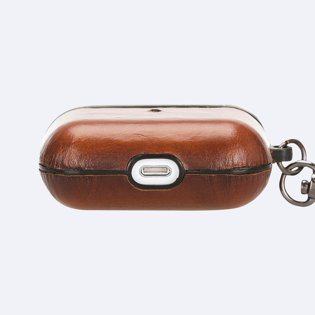 Leather Airpods Pro Case with Hook | Oxa Leather 52