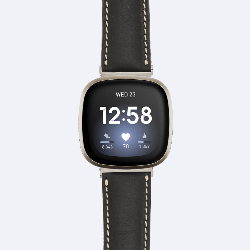 Fitbit Versa Leather Watch Band - Classic