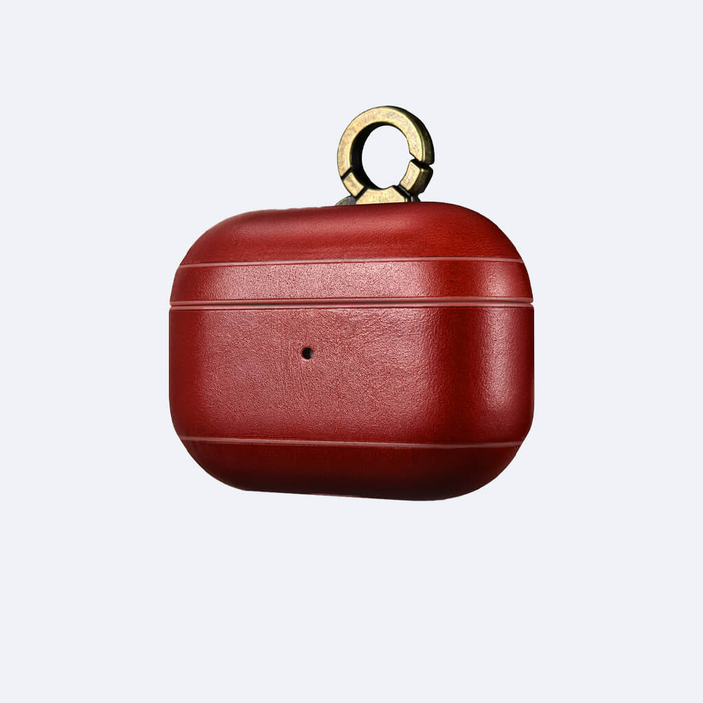 Leather Apple AirPods Pro Case with Hook - Classic 18