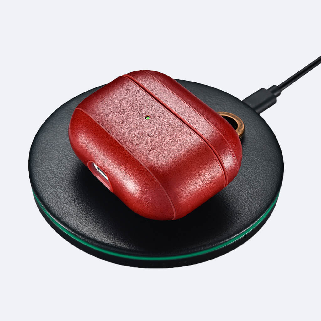 Leather Apple AirPods Pro Case with Hook - Classic 20