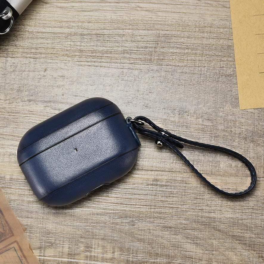Leather Apple AirPods Pro Case with Strap | Oxa Leather 21